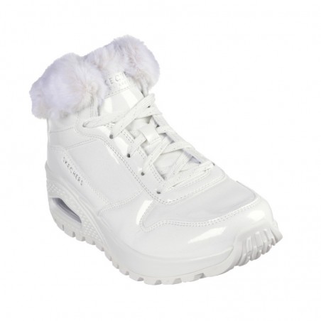 Botines Planos Mujer Skechers Uno Rugged Blanco
