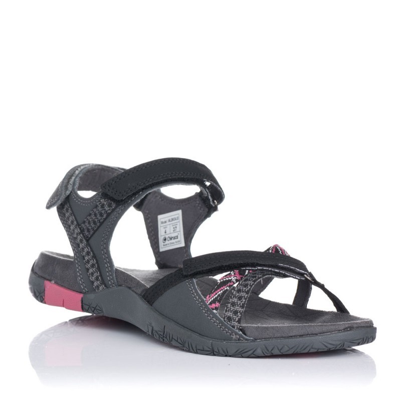 Sandalias Planas Mujer Chiruca Valencia 03 Gris-Negro