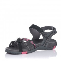 Sandalias Planas Mujer Chiruca Valencia 03 Gris-Negro