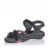 Sandalias Planas Mujer Chiruca Valencia 03 Gris-Negro