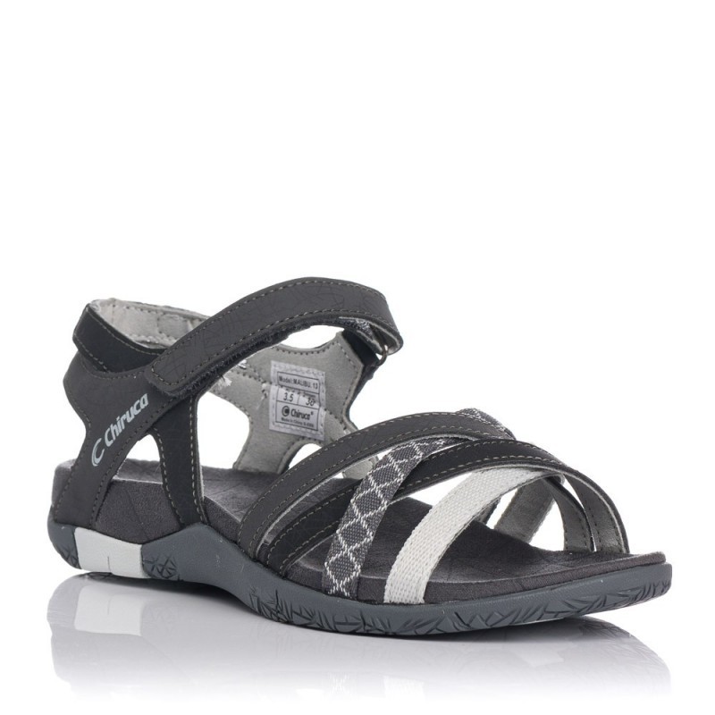 Sandalias Planas Mujer Chiruca Malibu 13 Negro