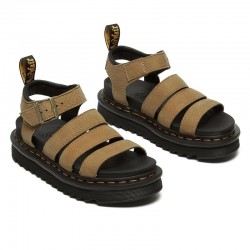 Sandalias Planas Mujer Dr. Martens Blaire Cuero
