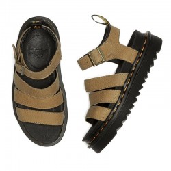 Sandalias Planas Mujer Dr. Martens Blaire Cuero