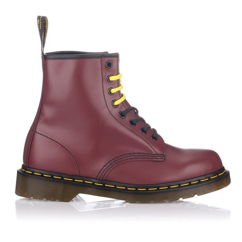Botas Planas Mujer Dr. Martens Smooth 1460 Burdeos