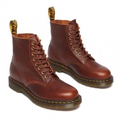 Botas Planas Hombre Dr. Martens 1460 Pascal Marron