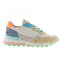 Sneakers Mujer Victoria Luna Nylon & Serraje Hielo