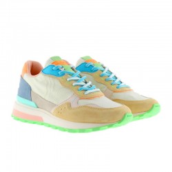 Sneakers Mujer Victoria Luna Nylon & Serraje Hielo