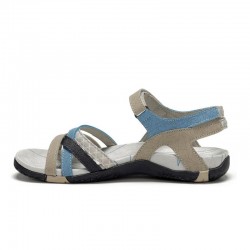 Sandalias Planas Mujer Chiruca Malibu 04 Beig