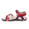 Sandalias Planas Mujer Chiruca Malibu 17 Burdeos