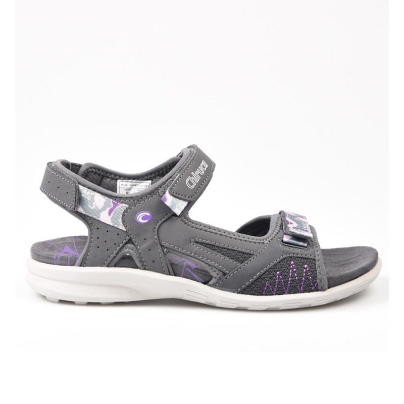 Sandalias Planas Mujer Chiruca Cadaques 06 Gris