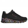 Sneakers Mujer Skechers Loving Love Negro-Negro
