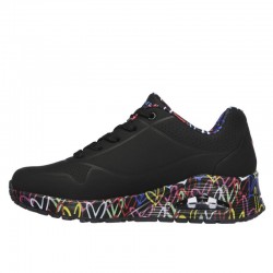 Sneakers Mujer Skechers Loving Love Negro-Negro