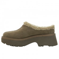 Zuecos Mujer UGG W New Heights Cozy Clog Taupe