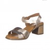 Sandalias de Tacón Mujer Zapp 1980 Oro