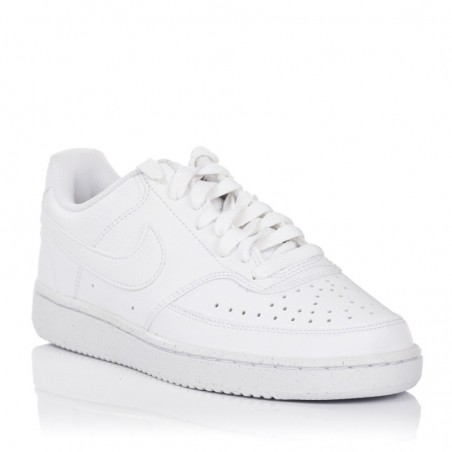 Sneakers Mujer Nike Dh3158 Court Blanco-Blanco