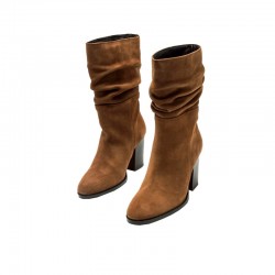 Botas de Tacón Mujer MTNG 55308 Marron