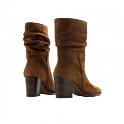 Botas de Tacón Mujer MTNG 55308 Marron