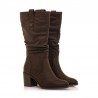 Botas de Tacón Mujer MTNG 59357 Marron