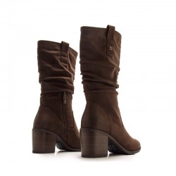Botas de Tacón Mujer MTNG 59357 Marron