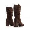 Botas de Tacón Mujer MTNG 59357 Marron