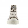 Sneakers Mujer Victoria Tribu Brillo Metal Oro