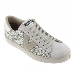 Sneakers Mujer Victoria Berlín Glitter Plata