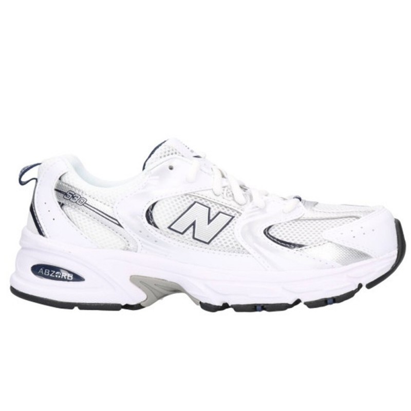Sneakers Mujer New Balance Gr530 Blanco-Azul