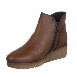Botines Planos Mujer Zapp 5057 Cuero
