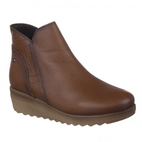 Botines Planos Mujer Zapp 5057 Cuero