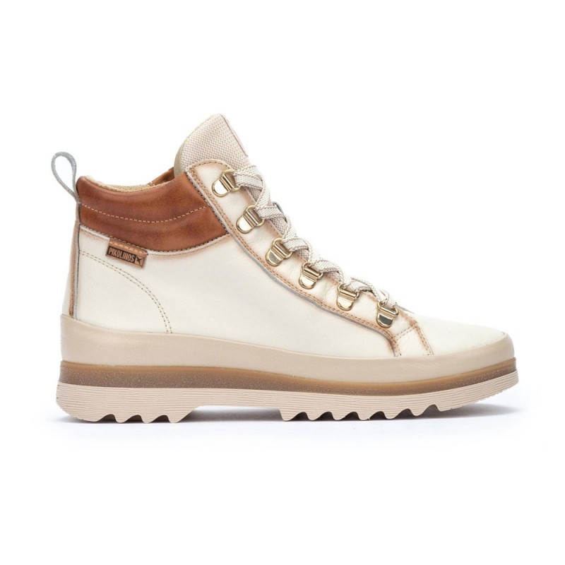 Botines Planos Mujer Pikolinos W3W-8564 Beig