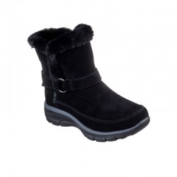Botas Planas Mujer Skechers Easy Going - Dreamers Luxe Vis Negro