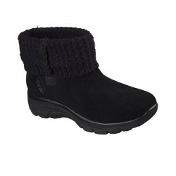 Botines Planos Mujer Skechers Easy Going - Cozy Lovin' Negro-Negro
