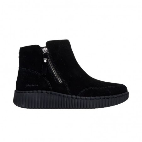 Botines Planos Mujer Skechers Wilshire Blvd - Weekend Crush Negro-Negro