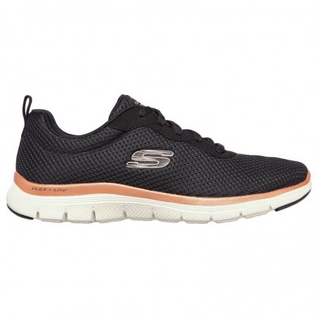 Sneakers Mujer Skechers 149303 Negro-Oro