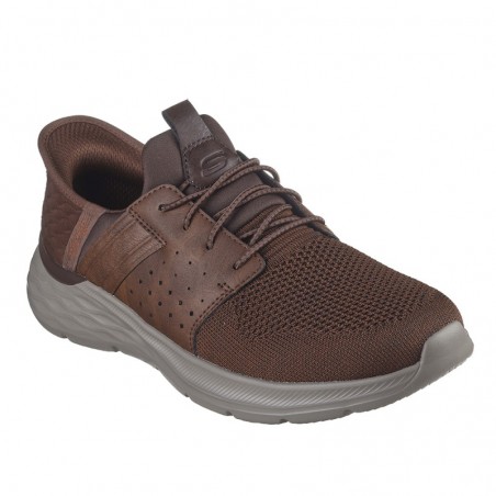 Zapatos Casual Hombre Skechers Garner Newick Cuero