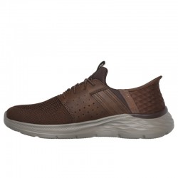 Zapatos Casual Hombre Skechers Garner Newick Cuero