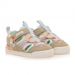 Barefoot Niña MTNG 48908 Gris-Rosa