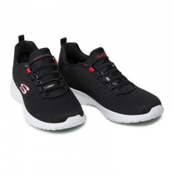 Sneakers Hombre Skechers Dynamight Negro-Rojo
