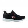Sneakers Hombre Skechers Dynamight Negro-Rojo