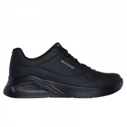 Sneakers Mujer Skechers Uno Lite-Lite Work Negro-Negro