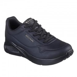 Sneakers Mujer Skechers Uno Lite-Lite Work Negro-Negro
