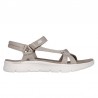 Sandalias Planas Mujer Skechers 141451 Taupe