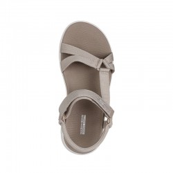 Sandalias Planas Mujer Skechers 141451 Taupe