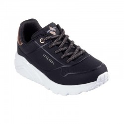Sneakers Niño Skechers Uno Lite-Metallic Mode Negro