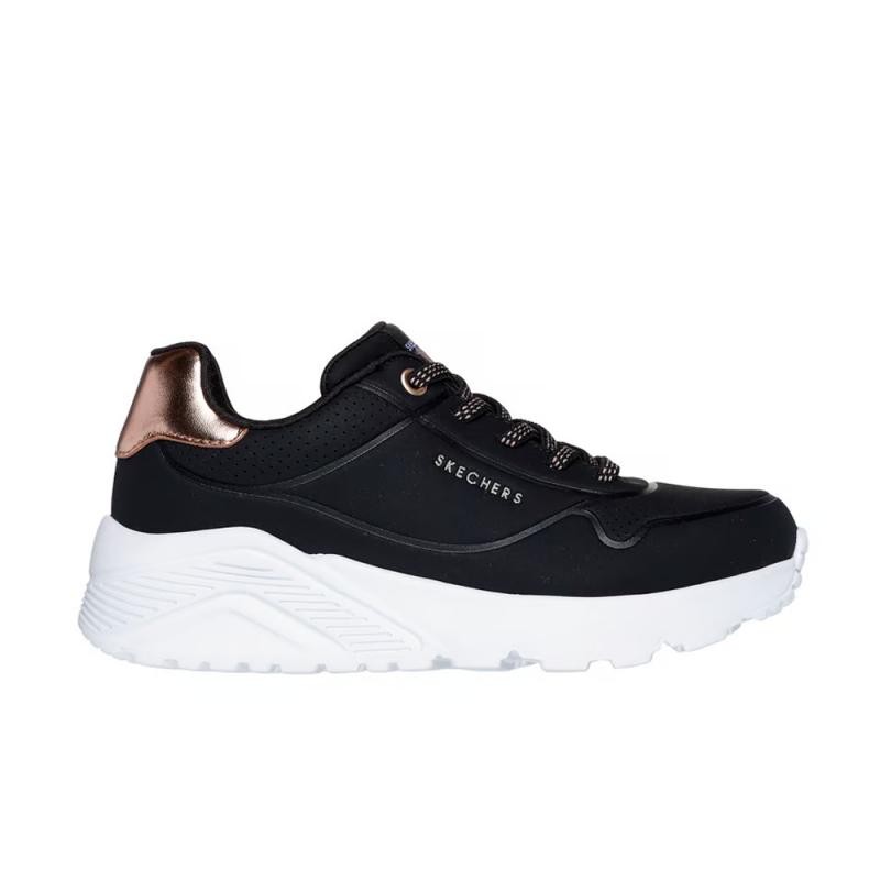 Sneakers Niño Skechers Uno Lite-Metallic Mode Negro