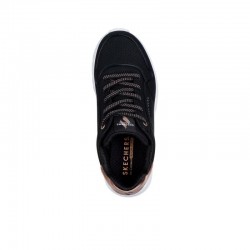 Sneakers Niño Skechers Uno Lite-Metallic Mode Negro