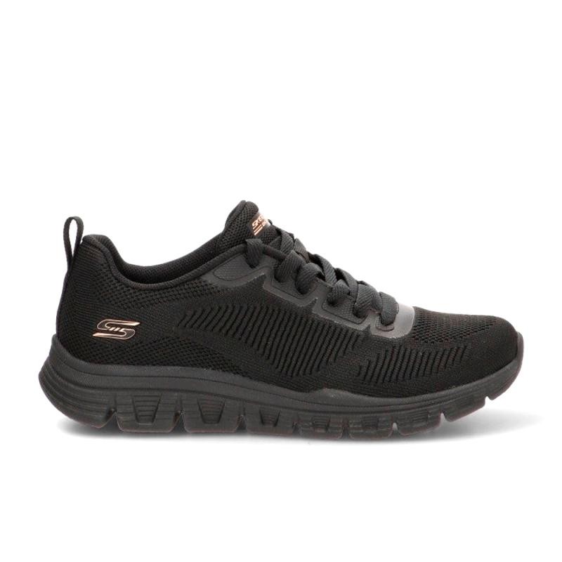 Sneakers Mujer Skechers Sport B Lite Negro-Negro