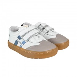 Barefoot Niño Blanditos By Crio's Lisboa Blanco-Azul