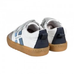 Barefoot Niño Blanditos By Crio's Lisboa Blanco-Azul
