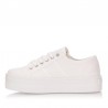Zapatillas Lona Mujer Victoria Barcelona Lona Blanco